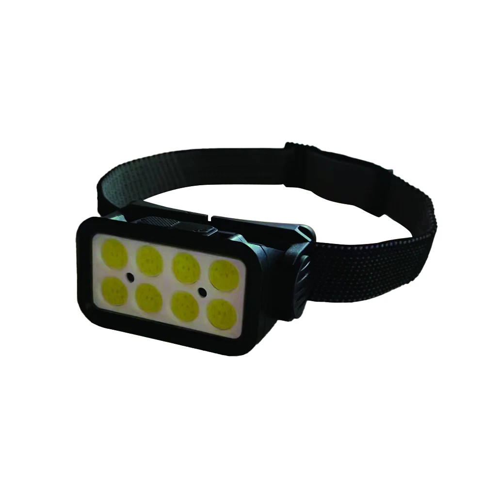 Powerful Work Lights Waterproof Bright Type-C Rechargeable Headlamps Outdoor Work LED Headlights