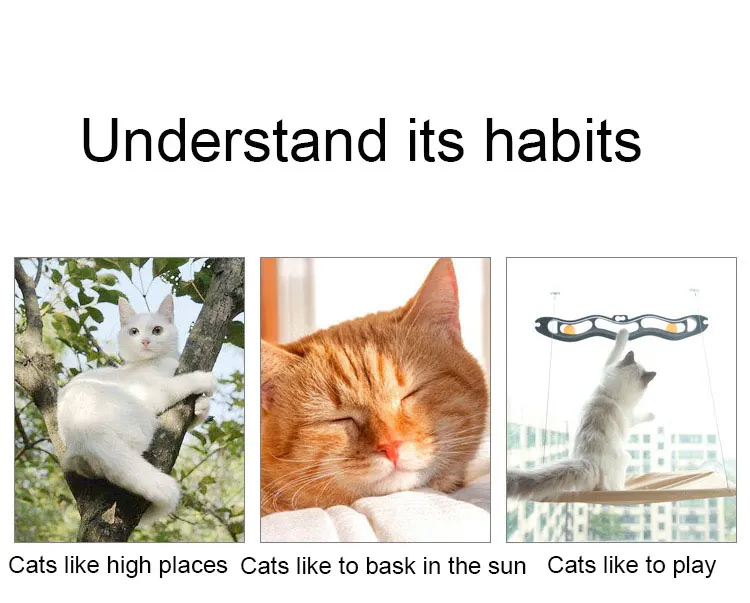 Good Price Cat Bed Oxford Fabric Cat Window Perches Cat Window Hammock With Suction Cup