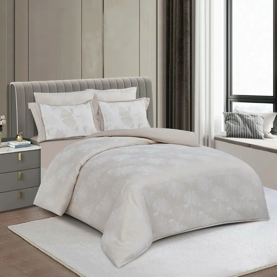 Ultra Soft Luxury Comfortable Double-sided jacquard Bed sheet Accept Customization Bed Linen Set
