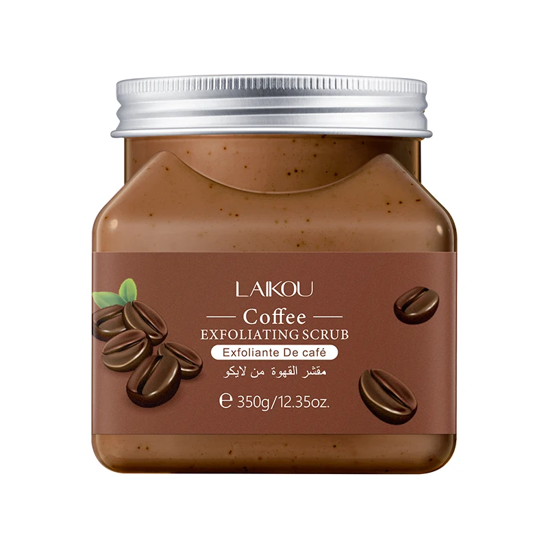 Natural Organic Coffee Facial Scrub 350g Deep Cleansing Vitamin E Body Gentle Exfoliating Scrub