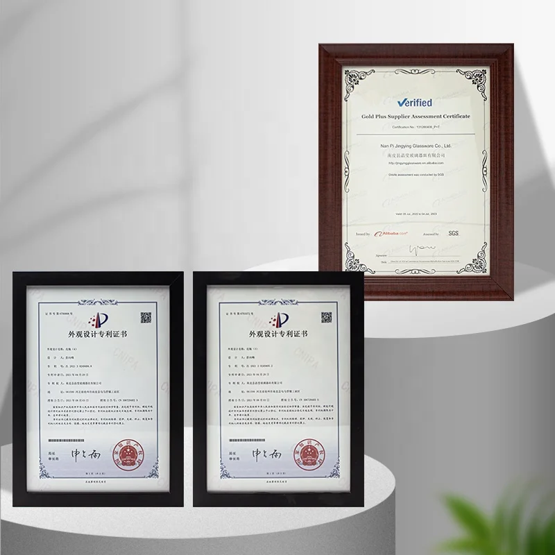 Light Orange Glass Vase For Home Decoration Flower Vase Water Wave Pattern Vase