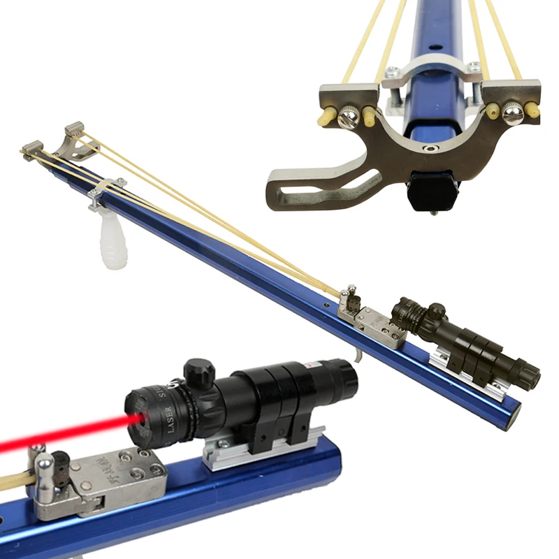 A New Type Extended Straight Rod Catapult For Outdoor High Power Hunting And Shooting