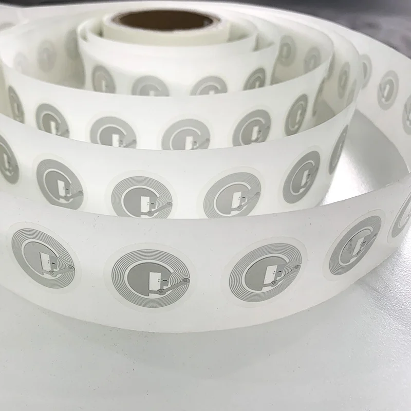 Free Sample Wholesale 13.56mhz IC  NFC Tag / Label NTG213/NTG215/NTG216 Tag Cheap Custom NFC Sticker