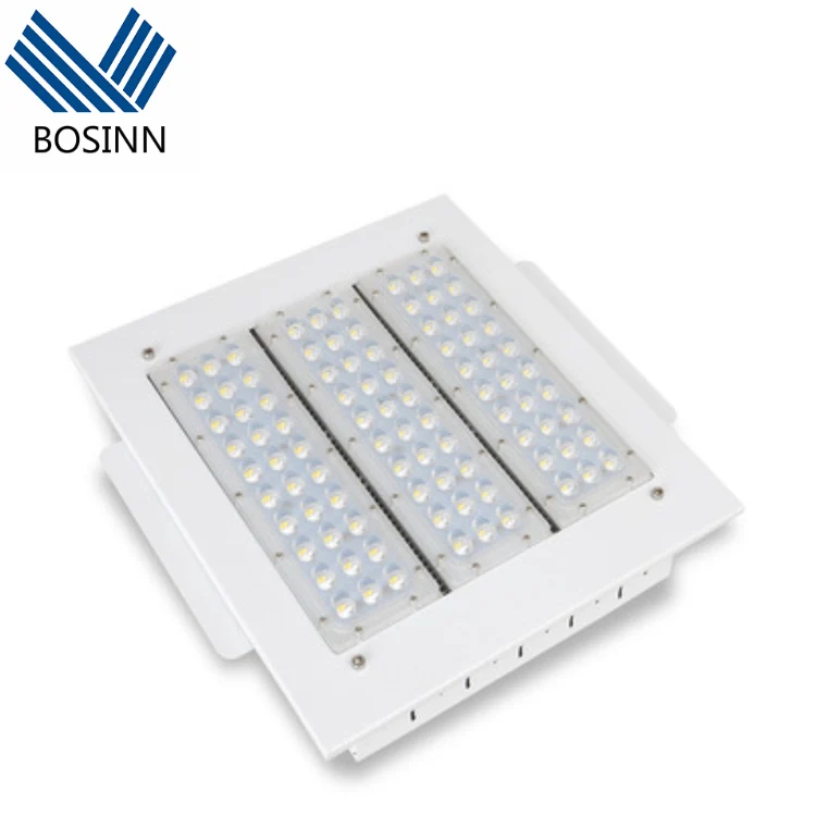 120W High-power LED Canopy Light Gas Station Super Bright Ventilated Cool Structure Design IP65 Canopy Lamp