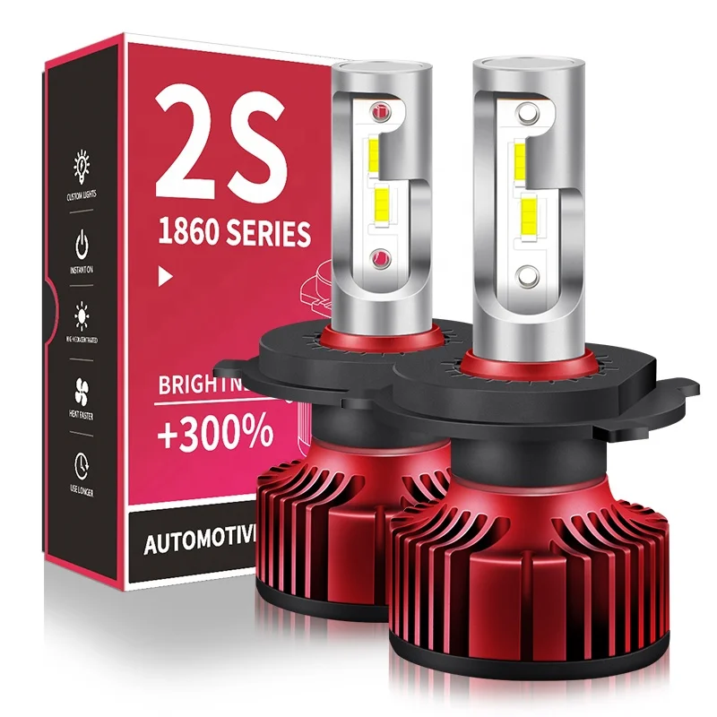 Best price Car Light Accessories led light car MINI 2S HB3 9005 9006 H1 H3 lamp H4 H7 H11 led headlight car 1860 Chip headlamps