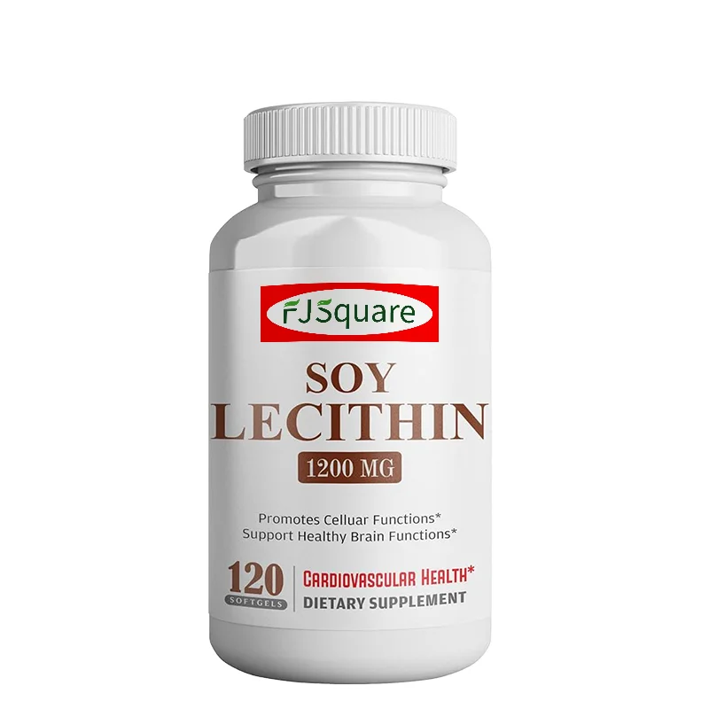 Halal Food-Grade Natural Liquid Soya Lecithin Extract Oil Soft Capsule Herbal Supplements for Sale