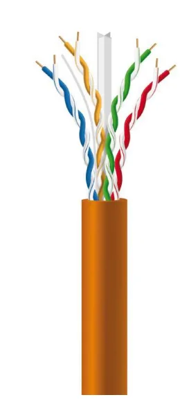 Utp CAT6 кабель lan cat 6 сетевой pvc 23 awg 26awg 1000 Мбит/с
