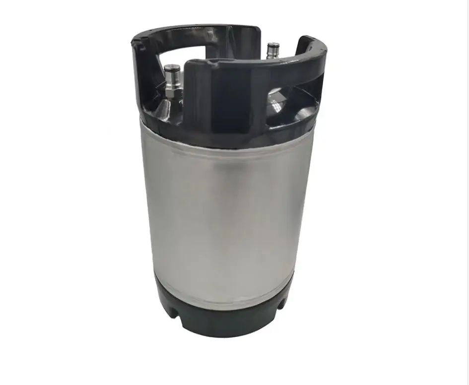 Hot Sale 2.5 Gallon 10L Ball Lock Keg Corney Style Beer Keg Stainless Steel Homebrew Corney Keg for Brewing Draft Beer