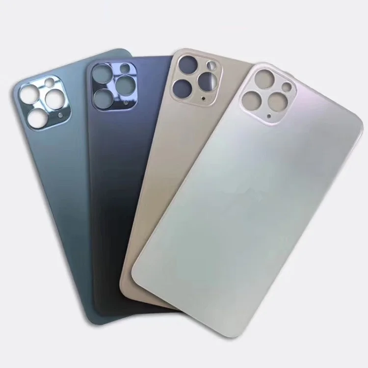 Оптовая продажа Задняя стеклянная панель для iPhone 12 Mini 11 Pro Max задняя крышка корпуса батарейного отсека