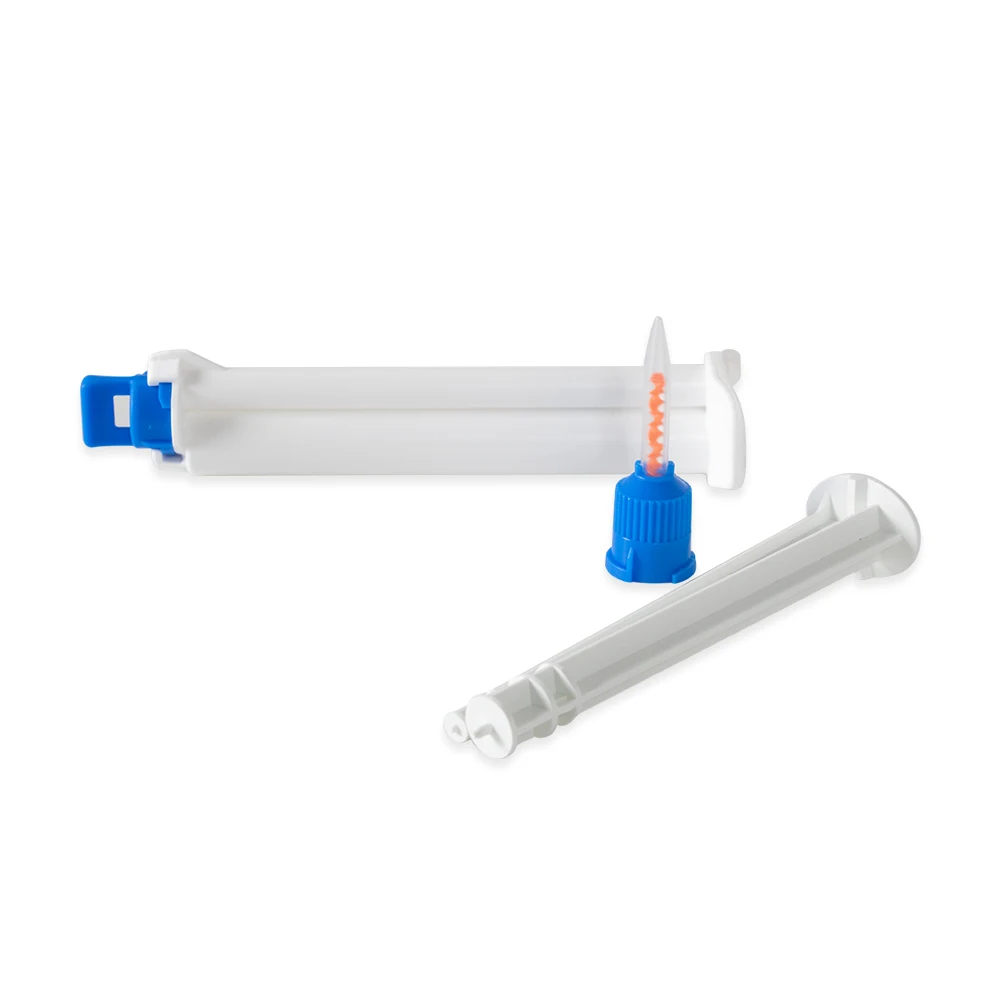 Fast Teeth Whitening Dual Barrel Syringe gel with 35%hp and catalyst