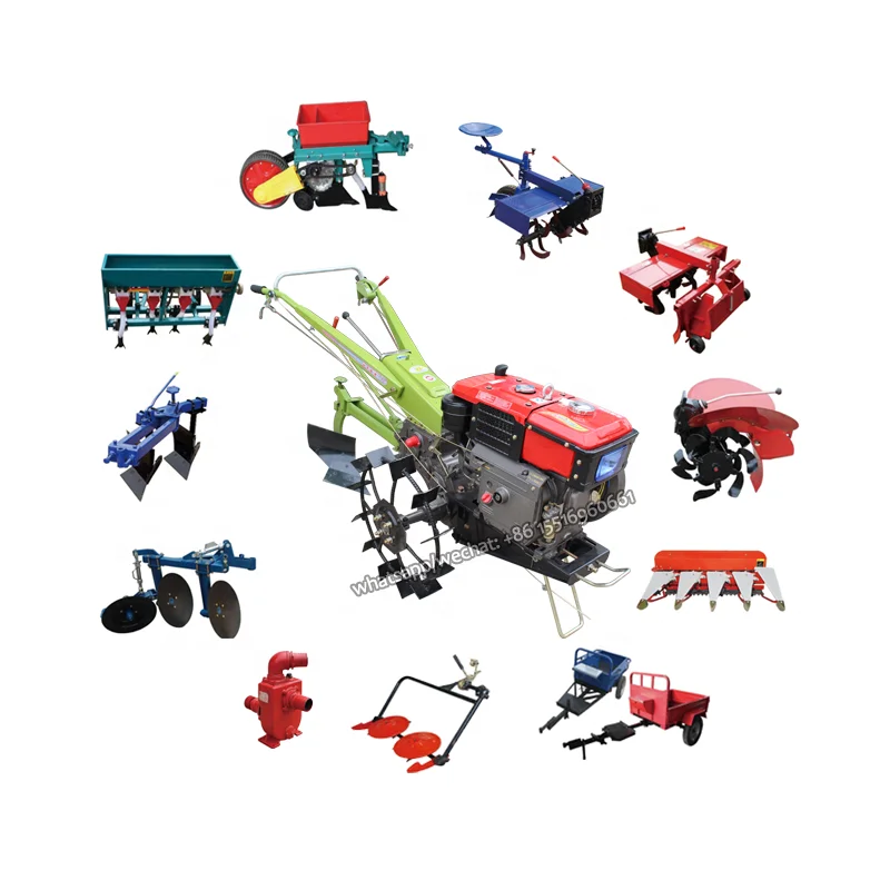 Agricultural Machinery water cooling type small farm tractors mini two wheel tractors in Ghana