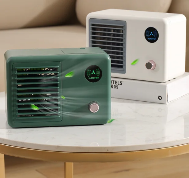 Горячая Распродажа 2021, 400 мл, USB Перезаряжаемый кулер для льда, настольный вентилятор с распылителем воды, портативные вентиляторы, распылитель с фильтром пыли, Кондиционер