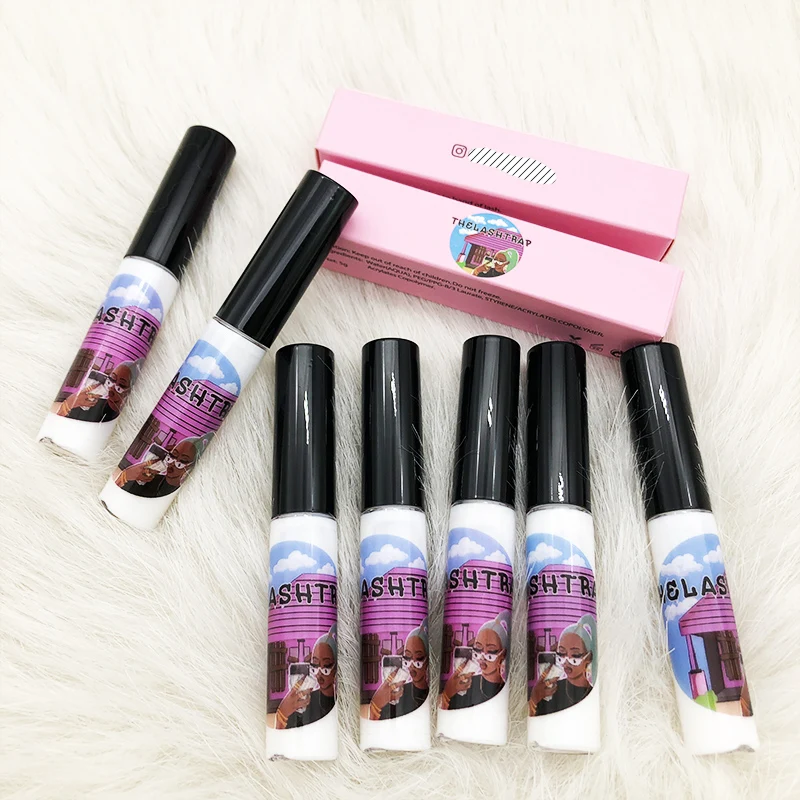 Non toxic fake eyelash adhesive lady black eyelash glue latex free lash glue with private label
