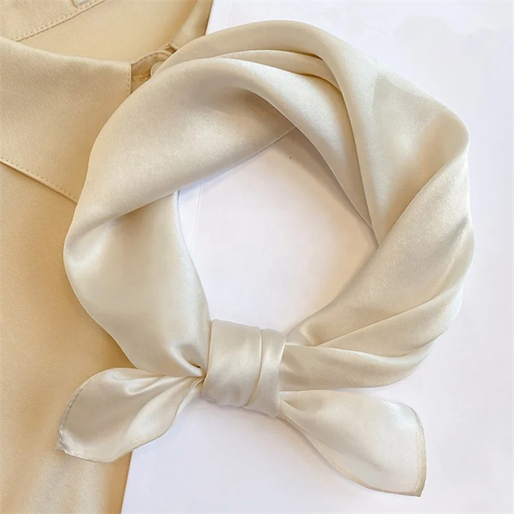 Wholesale Real Silk Square Kerchief Women 100 Pure Silk Scarf Women Pure Silk