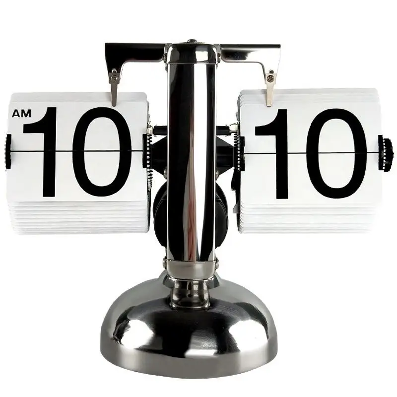 Page Turning Clock Flip Desk Clock Retro Flip Clock Automatic