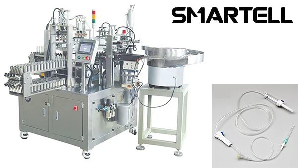 Custom-made medical valve assembly machine Automatic latex connector assembling machine