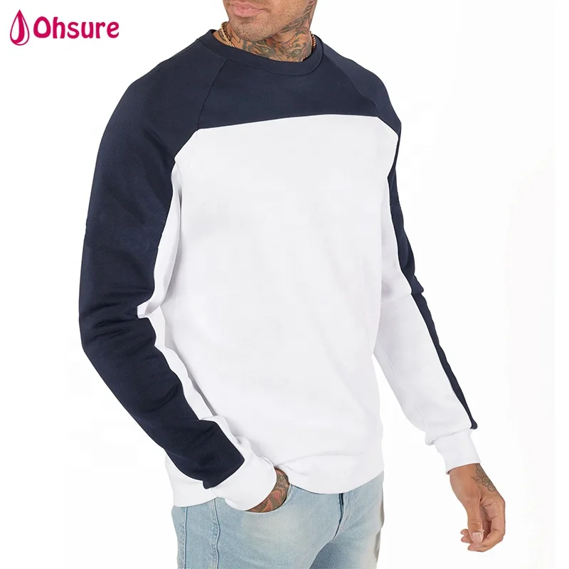 custom sweatshirt without hood fitted mens blank pullover sports wear long sleeve crewneck sweatshirt