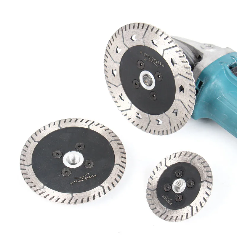 75/110/125mm Angle Grander M14 Core Blade Cutter Blade Disc Grinding Circular Saw Blade For Granite Marble Concrete Tile