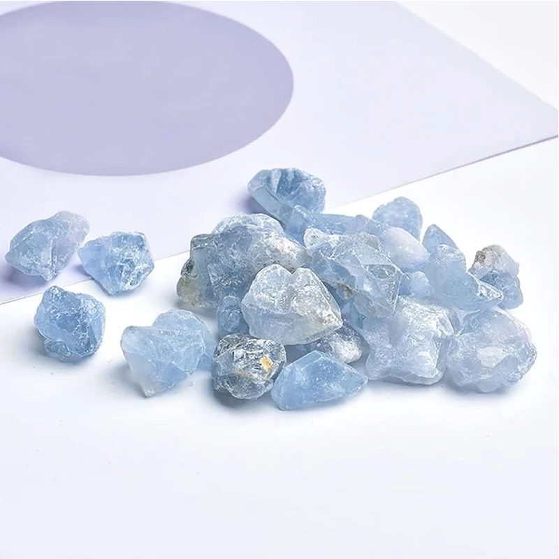 Wholesale Factory Produced Aquamarine Natural Raw Crystal Stone Home Decoration Spiritual Healing Stone For Gift