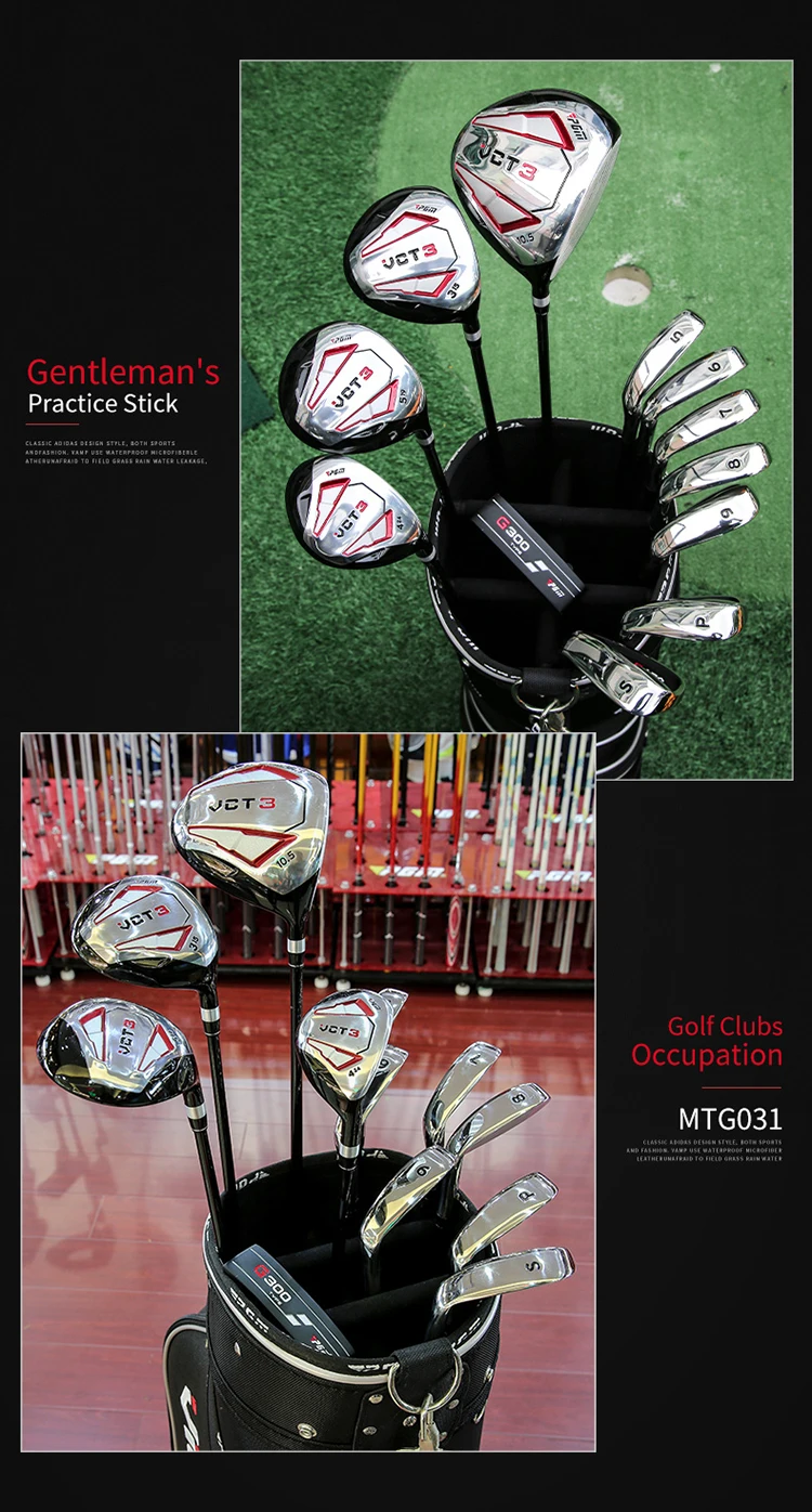 Competitive price golf clubs complete set men custom golf clubs complete set