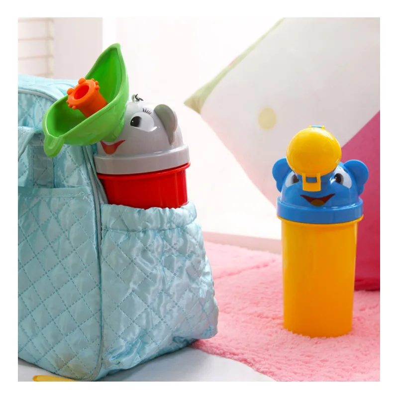 Portable Convenient Travel Cute Baby Urinal Kids Potty Girl Boy Car Toilet Potties Vehicular Urinal Traveling Urination