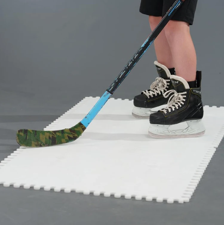 Sanhong Wholesale Polyethylene Eco-Friendly Recycled Hockey Skating Rink Floor Tile Uhmw Pe Synthetic Ice Rink For Skating Rink