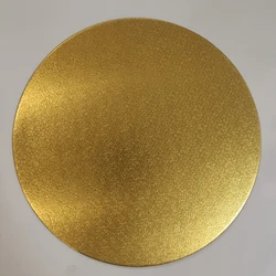 10 12 14 16 дюймов 13 мм Толстая гофрированная бумага внутри золотой серебряный круглый прочный барабан для торта