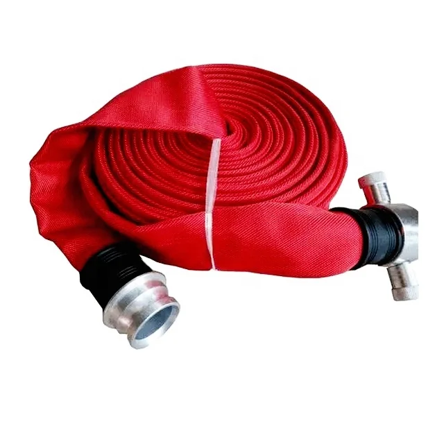 FM UL Approved Pipe Fitting Fire Sprinkler System Fire Protection System Single Double Layer PVC Lining Fire Hose