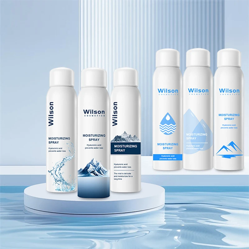 OEM ODM Label LOGO customization Aerosol cosmetics factory facial hydrating face mist moisturizing skin spray Provide sample