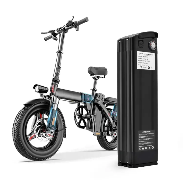 Hot Sale Sliver Fish Lithium Battery Pack Electric Bicycle 48V 15Ah 20Ah 25Ah 1000W Ebike Battery Batteries For electric bicycle