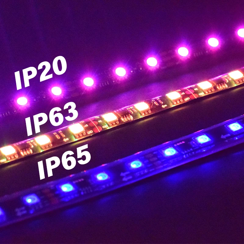 5050 Smd Led RGB водонепроницаемая светодиодная лента умная Светодиодная DC 3 В 12 24 подсветка ТВ