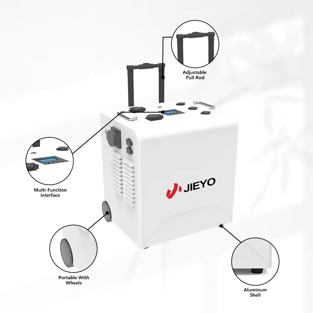 JIEYO 5kwh Generator Portable Power Station with MPPT Controller 5kw for outdoor