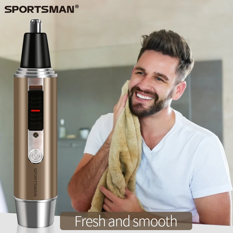 Профессиональные машинки для стрижки волос в носу, перезаряжаемая электрическая Мужская бритва