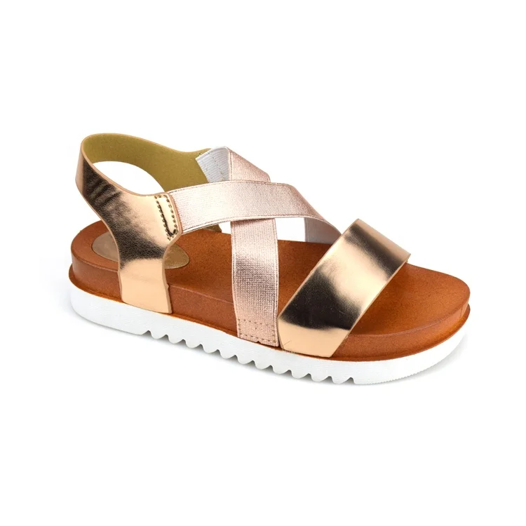 
Factory Custom Cross Strap Flat Sandals Ladies Summer Slippers for Women Glossy Black Slide Girls Sandal Shoes OEM Manufacturer 