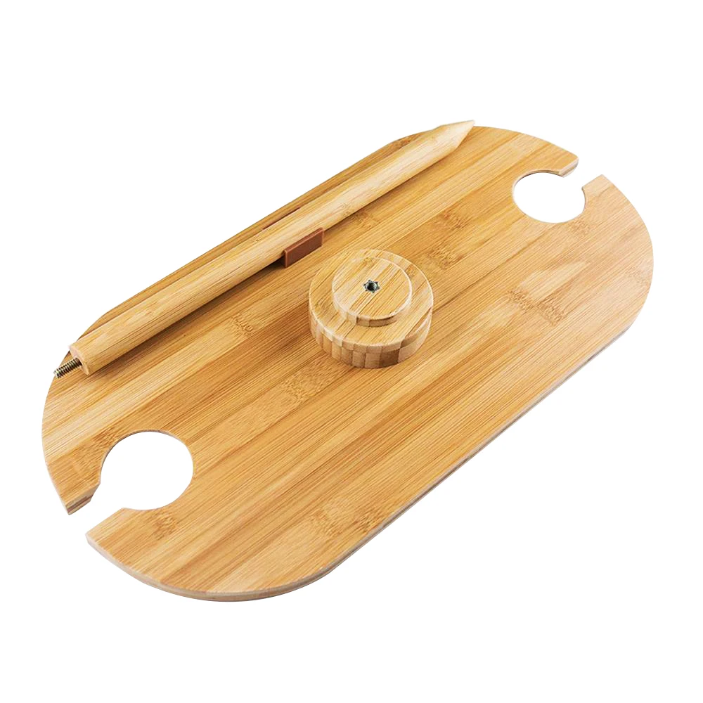 Camping gifts portable travel grill folding wood bbq camping outdoor wine holder bamboo picnic table set