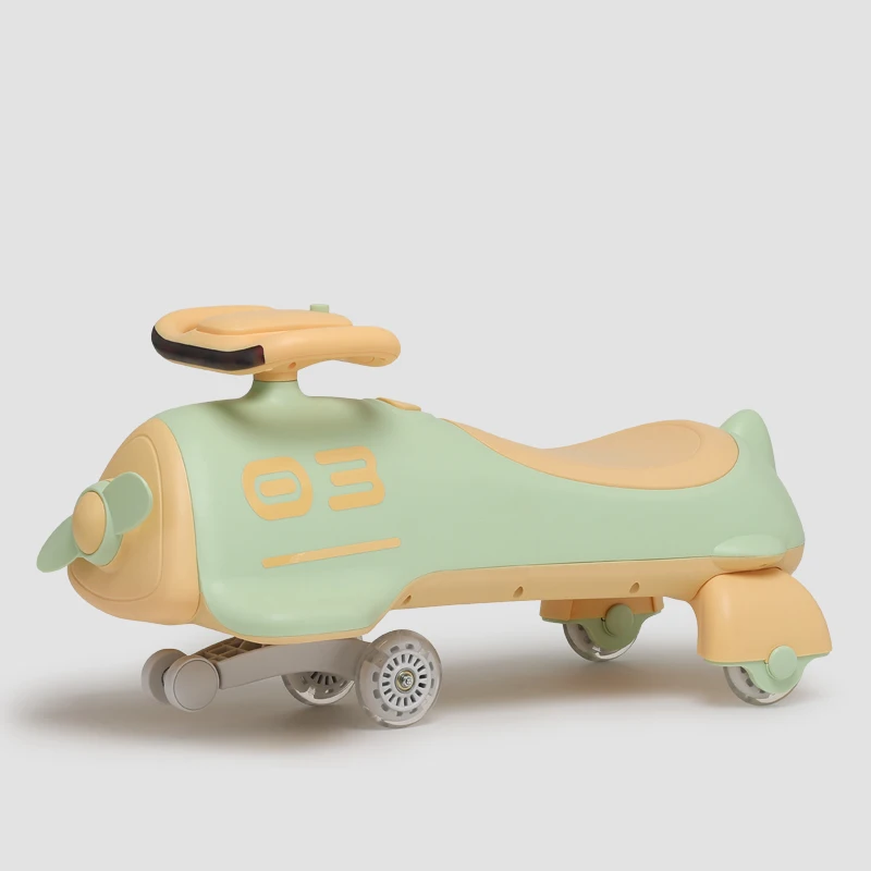 Hot selling baby toy swing car  wholesale children plastic twist car baby ride on car for sale