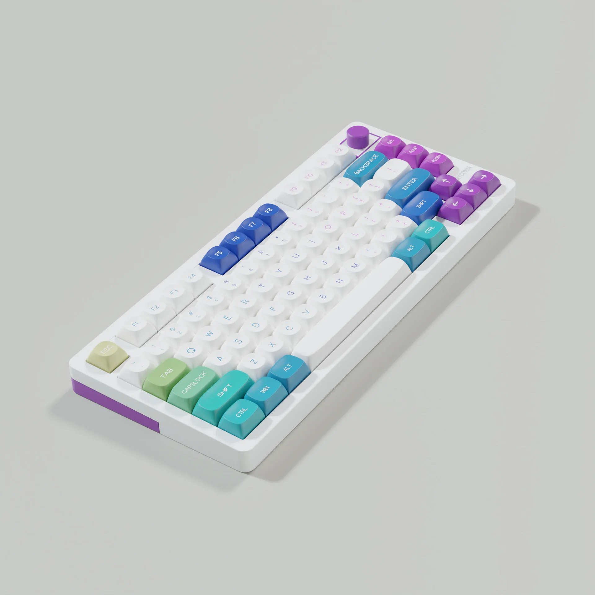 HZGAMER Fantasy MOA Profile PBT Keycap Mechanical Keyboard Sublimation Keycaps 7U