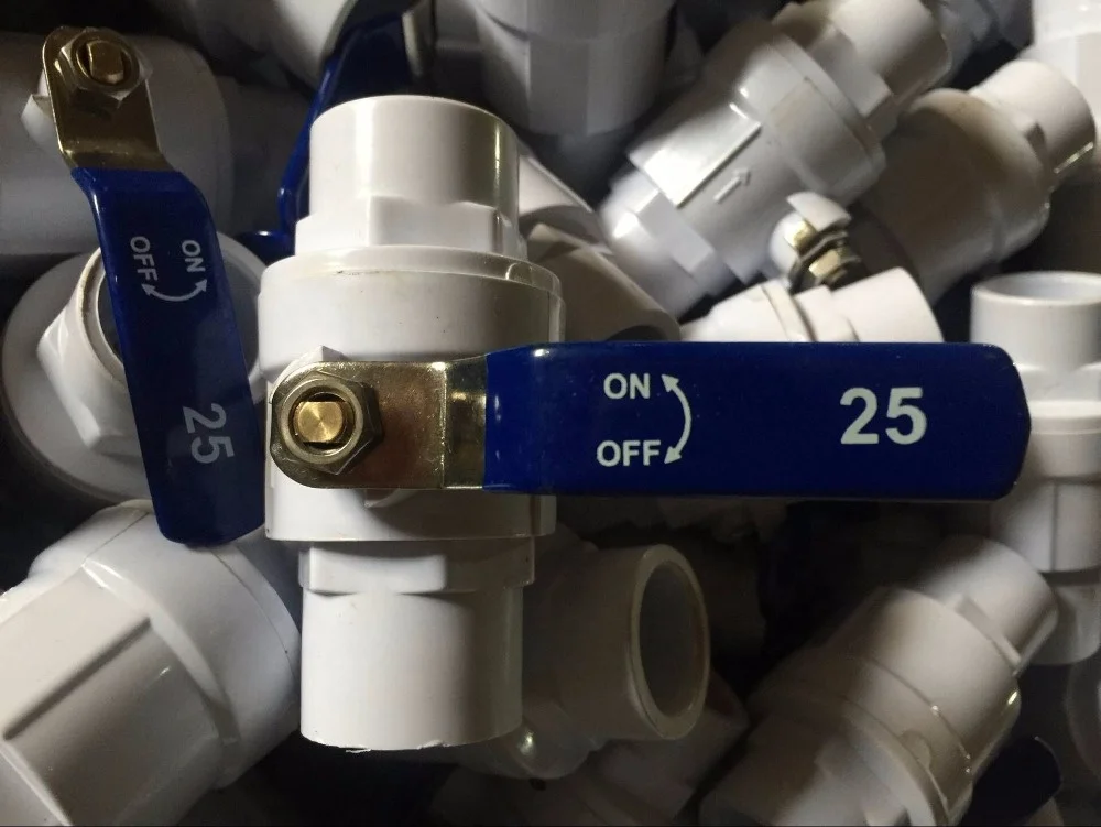 2022  hydroseal male socket slip thread connector PVC octagonal ball valve -upvc valve (BD-1601)