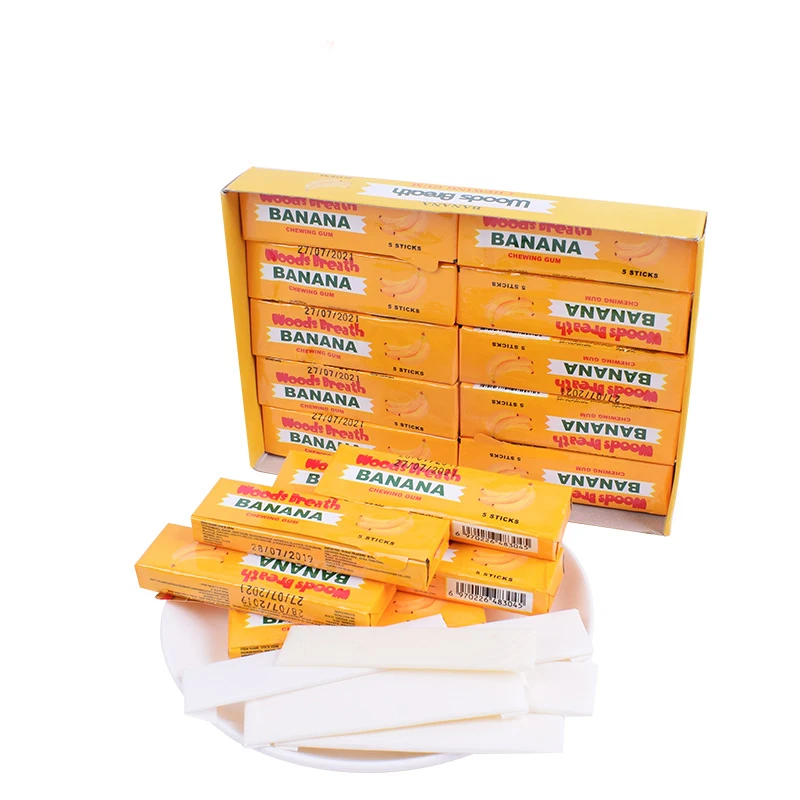 
5 Pieces Chewing Gum In Custom Packing Way Factory Direct Sale 