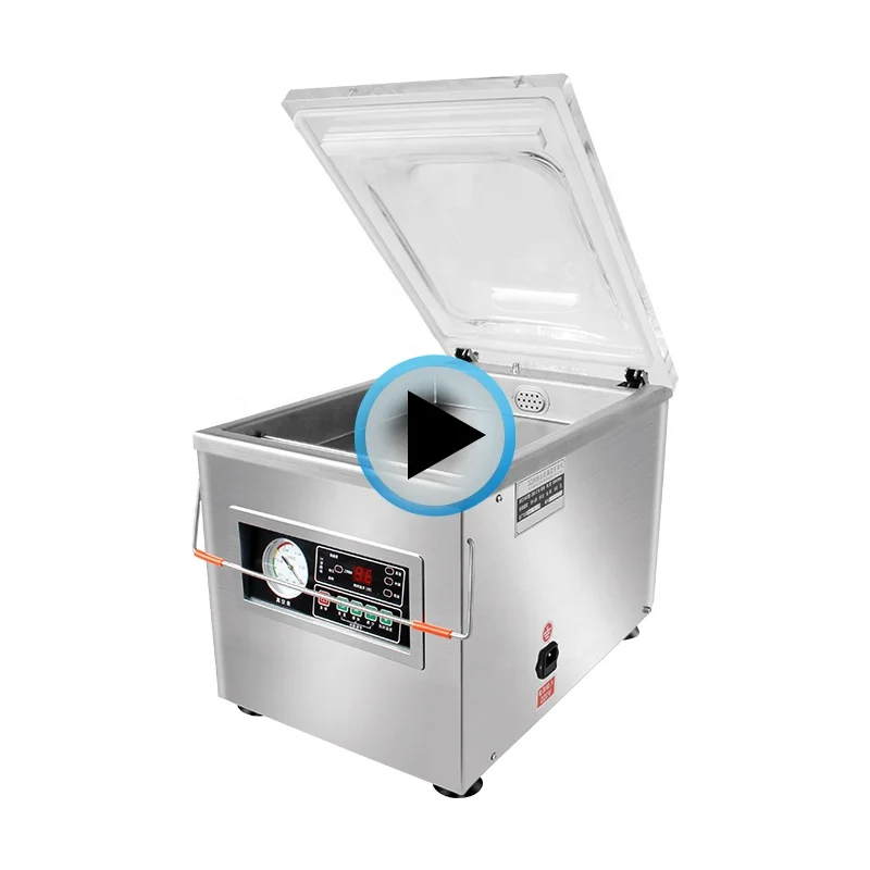DZ260B Table Top  Plastic Bag Portable Automatic Food Single Chamber Sealer Sealing Vacuum Packing Machine  Commercial