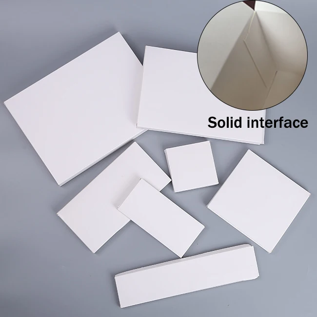 GMIwholesale Best Price White Card Paper Box Small Fashionable Eco-Friendly Cosmetic Packaging Recyclable Gift Box