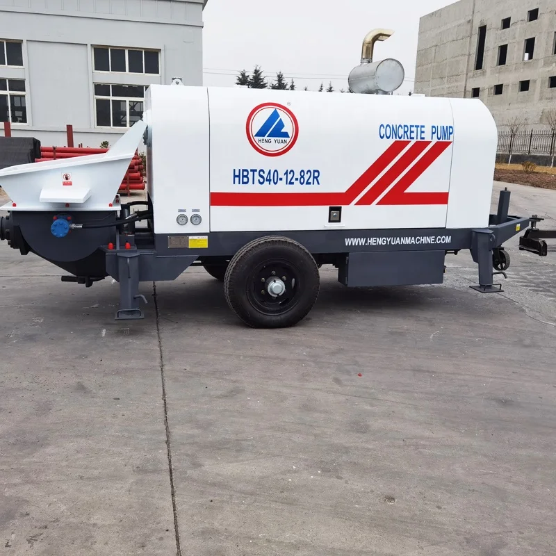mobile small Cheapest 30m3/h to 90m3/h concrete pump portable concrete pump mini machine for sale