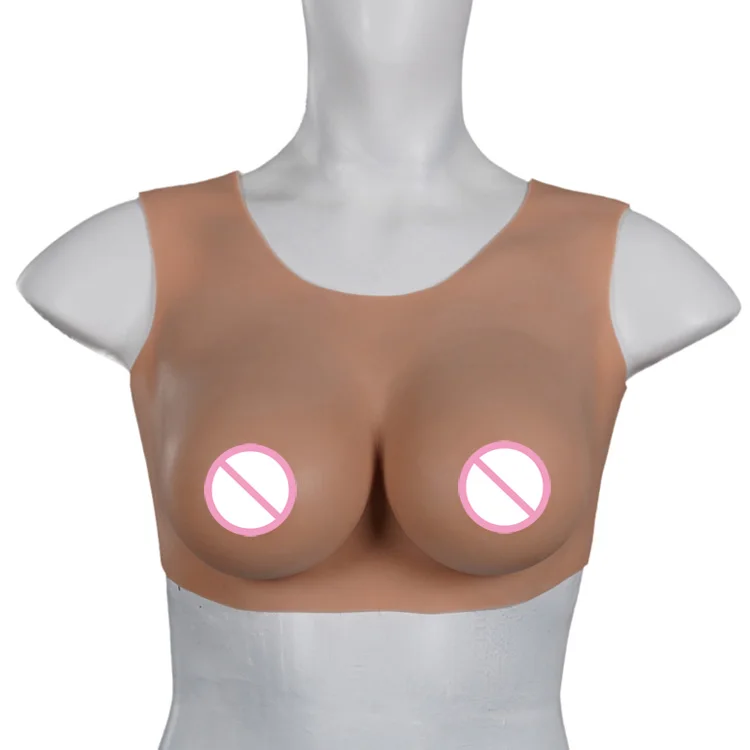 B06 Free shipping US Warehouse C Cup Realistic Silicone Breast Fake Boobs Chest Form For Cosplay Lady Artificial Silicon Chest
