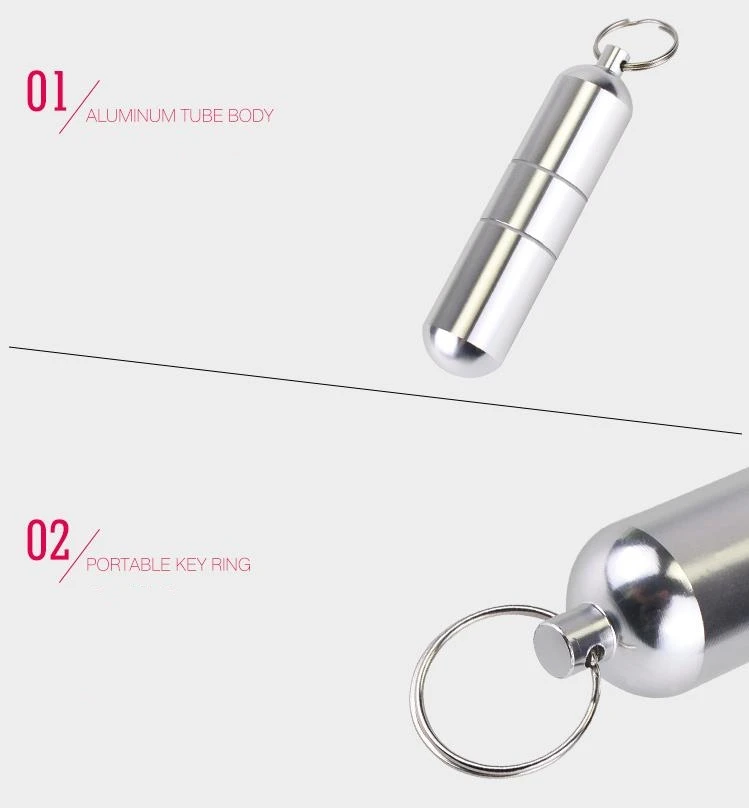 Aluminum Cigarettes Box Waterproof Metal Pill Organizer Case Toothpick Capsule Cigarette Accessory Mens Gift Gadgets