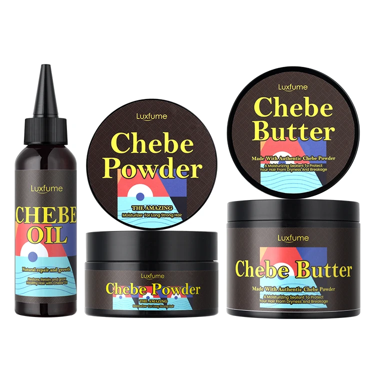 Luxfume Wholesale Chebe Hair Products Chebe Powder Hair Growth Hair Butter Chebe Oil