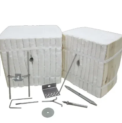 Огнеупорный Теплоизоляционный алюминиевый силикат керамический модуль 1260 керамические волоконные модули