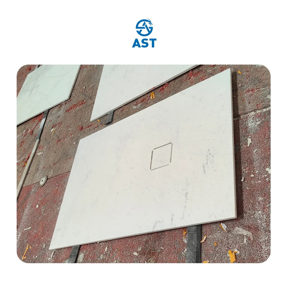 AST OEM/ODM China Professional Processing Factory Natural Transparent Backlit Elba White Marble slabs for Indoor Design