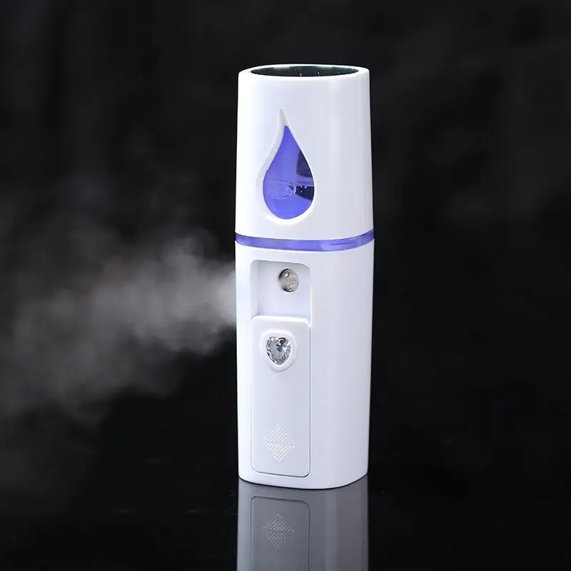 Factory wholesale 20ML WaterTank Facial Steamer eyelash nano mister USB Rechargeable Mini Nano Mist Sprayer
