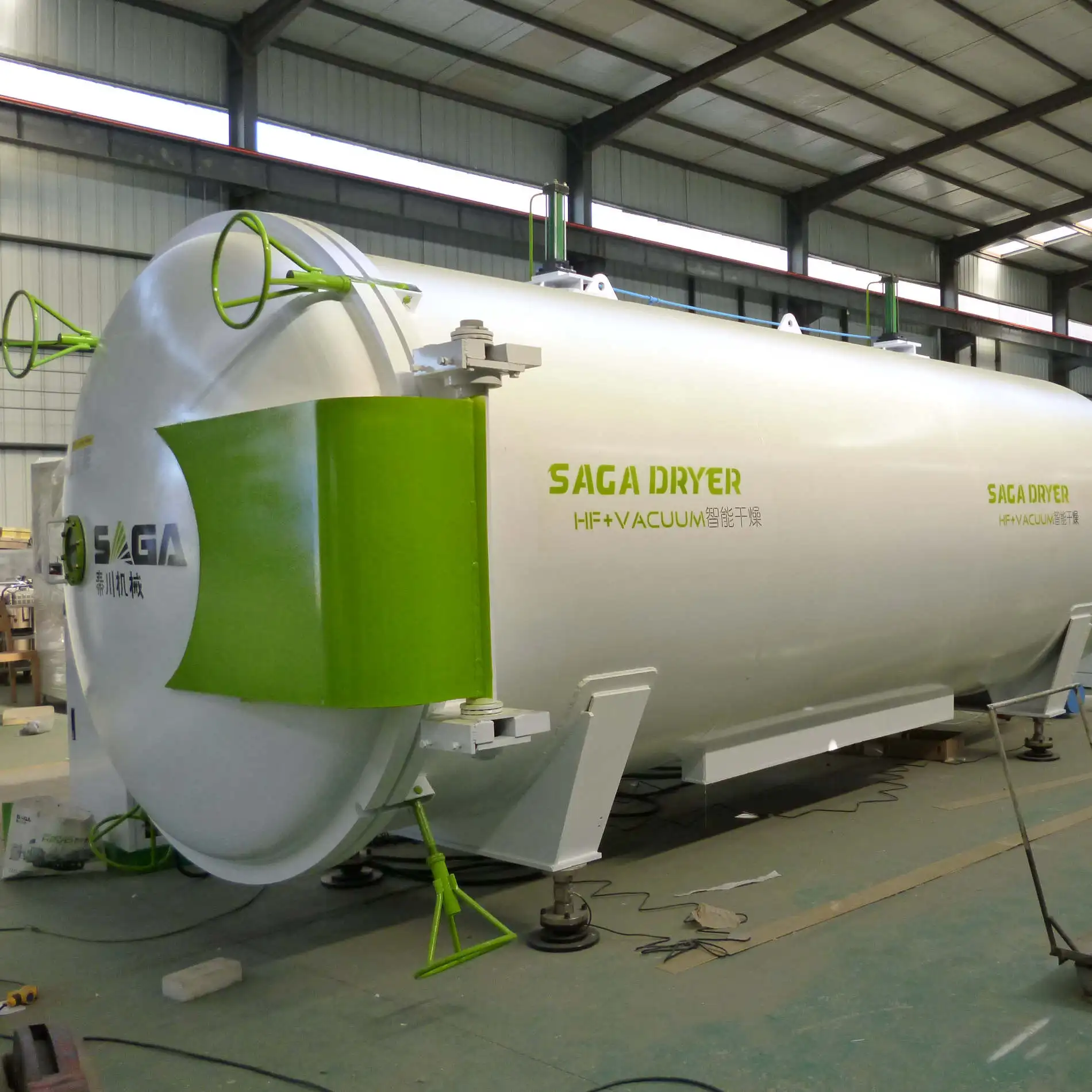 Radio Frequency Wood Veneer Dryer Machine RF Vacuum Drying Kiln For Sale