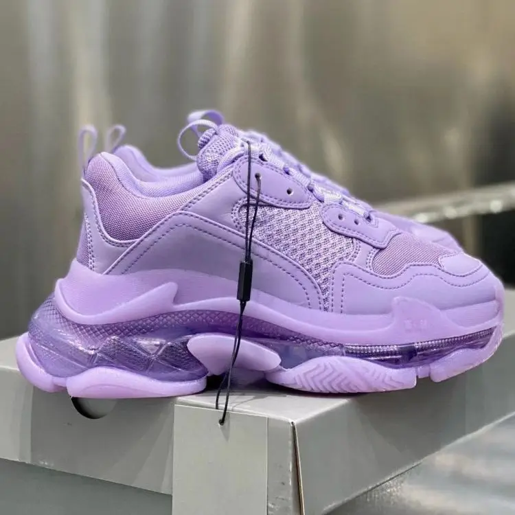 2022 new arrivals top quality Original  luxury brands BB walking style shoes men crystal bottom BB triple s sneakers stock shoes